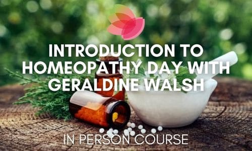 In person course Introduction to Homeopathy Day with Geraldine Walsh Dublin Wellbeing Centre Dublin 2 Reiki Practitioner and Level 3 Master Course with Geraldine Walsh, The Dublin Wellbeing Wellness Holistic Centre, Dublin 2, Ireland